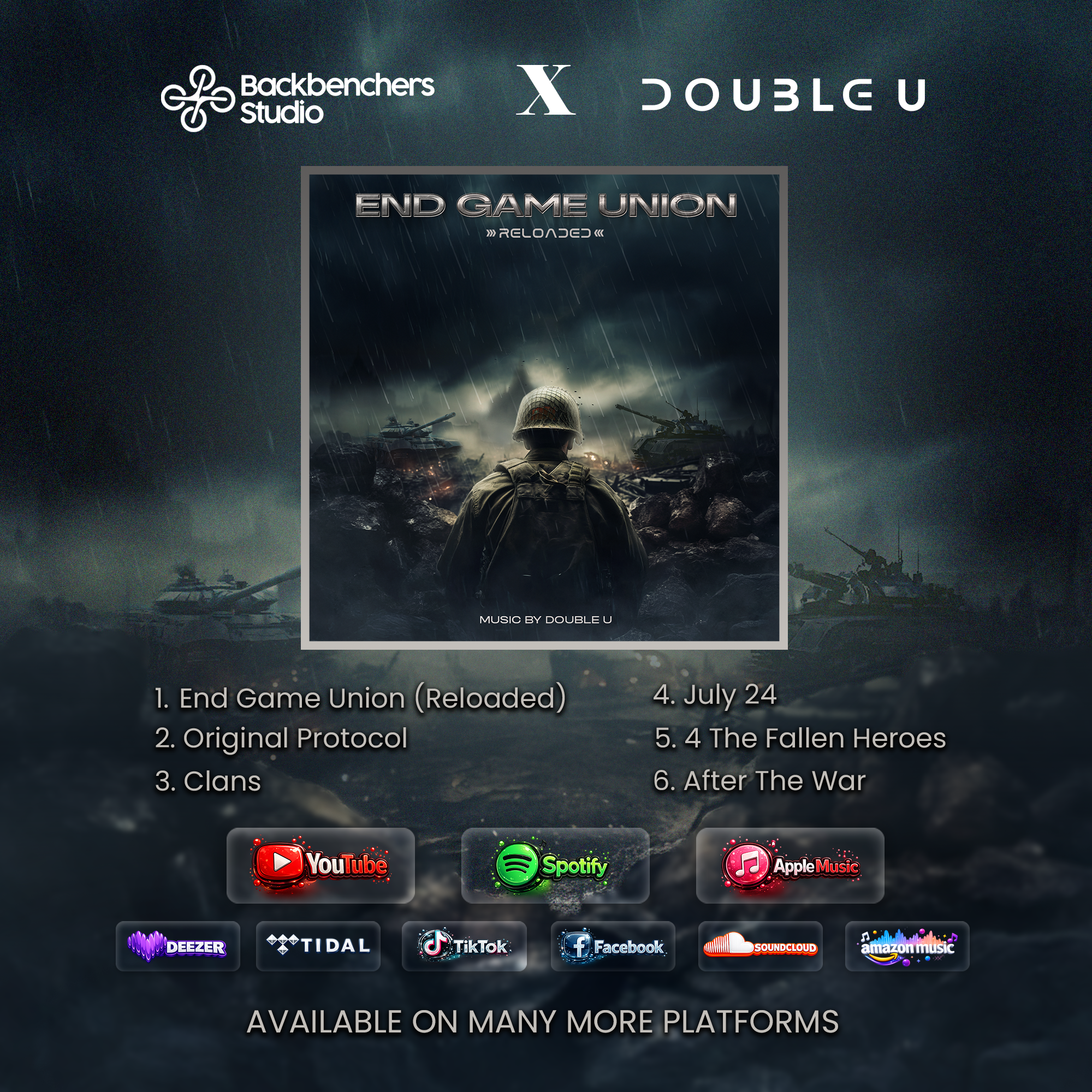 End Game Union Reloaded album artwork by Double U x Backbenchers Studio